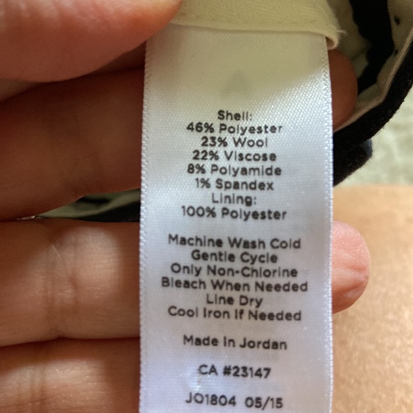 Talbots windowpane wool/Blend pants - Picture 7 of 7